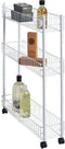 Metaltex - Keukentrolley op wieltjes - 3 Etages - Wit - 60x17x72,5 cm