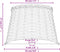 vidaXL - Lampenkap - Ø25x17 - cm - wicker - wit