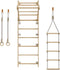 Wandrek kinderen - Klimrek - Touwladder en turnringen - Natuurlijk