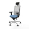 Bureaustoel Piqueras y Crespo 2D026G1 Hemelsblauw