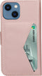 Mobiparts Classic Wallet Case - Flip Cover - Ruimte voor pasjes - Roze (iPhone 13 mini)