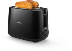 Philips HD2581/90 - Broodrooster - 8 bruiningsniveaus met geïntegreerde opzethouder - Zwart