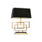 Bureaulamp Home ESPRIT Zwart Gouden 50 W 220 V