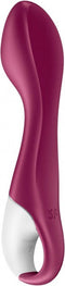 Satisfyer, Bluetooth G-spot vibrator, Big Heat, 22,5 cm, met app, met warmtefunctie, gemaakt van siliconen