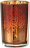 J-Line windlicht Bomen - glas - bruin - large