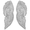 vidaXL - Kleine - Vleugels - Beeld - Zilver - 17x5x59 - cm - Aluminium
