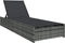 vidaXL - Ligbed - Grijs - 60x200x27 - cm - Poly - Rattan
