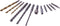 VONROC RH501DC - Accu boorhamer - 20V 2x 2.0Ah accu's 1.3 Joule SDS-plus - Incl. accessoires (2 stuks)