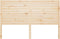 vidaXL - Hoofdbord - 206x4x100 - cm - massief - grenenhout