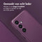 Accezz Samsung Galaxy S24 - Leather Bookcase 2-in-1 - Magnetische Ring - Heath Purple