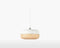 GOOD&MOJO Hanglamp Mekong - Wit/Bamboe - Plat - Ø40cm - Scandinavisch,Bohemian - Hanglampen Eetkamer, Slaapkamer, Woonkamer
