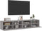 vidaXL - Tv-wandmeubels - 2 - st - 80x30x30 - cm - bewerkt - hout - grijs - sonoma - eiken