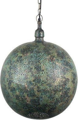 Safaary - Oosterse Hanglamp Green Patina Neena Ø 40 x 50cm