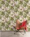 DUTCH WALLCOVERINGS Behang Paradiso groen en roze