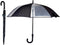 Paraplu Zwart Transparant Metaal Stof Plastic (96 x 96 x 84,5 cm)