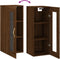 vidaXL - Hangkast - 34,5x34x90 - cm - bruin - eikenkleur