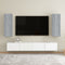 vidaXL - Tv-meubelen - 2 - st - 30,5x30x90 - cm - bewerkt - hout - grijs - sonoma - eiken