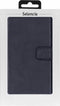 Selencia Hoesje Geschikt voor Samsung Galaxy J6 Plus Hoesje Met Pasjeshouder - Selencia Echt Lederen Bookcase - Donkerblauw