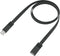 Renkforce RF-4087404 - USB-kabel USB 2.0 - 1 m zeer flexibel - Zwart