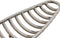 Middenstuk Home ESPRIT Zilverkleurig Modern Verchroomd 51 x 12 x 6 cm