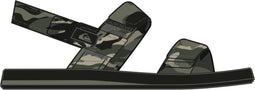 Quiksilver Monkey Caged - Heren Sandalen - Verstelbaar geweven bovendeel - Groen (2020)