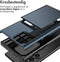 iMoshion Hoesje Geschikt voor Samsung Galaxy S24 Ultra Hoesje - Ruimte voor 2 pasjes - iMoshion Backcover met pasjeshouder - Donkerblauw