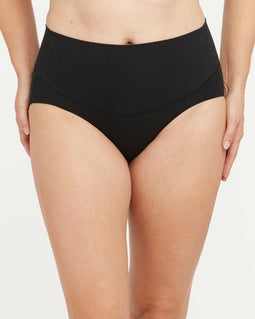 SPANX Cotton Comfort - Slip Dames Onderbroek - Biologische katoenmix - Zwart