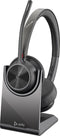 Poly Voyager 4320 UC - Draadloze Bluetooth headset - Noise Cancelling - Zwart
