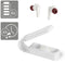 Hama Spirit Pocket - True Wireless In-Ear Koptelefoon - Bluetooth 5.1 - Wit