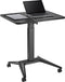 Maclean - zit-sta bureau - laptoptafel - Verrijdbaar laptop bureau - hoogteverstelling - 80x52cm, 8kg max, 109cm - MC-453B - Zwart