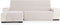 Hoes voor chaise longue met korte armleuning links Eysa AQUA Mauve 100 x 110 x 290 cm