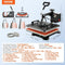 Transfer Press 8 in 1 Warmtepers Machine 38x30cm T-shirt Drukmachine Warmtepers Machine DIY Warmtepe
