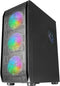 Mars Gaming MC-KX - ATX Semi-toren - Gehard glas ARGB - Zwart