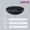 Palmer Bord diep Eccentric 22 cm Blauw Stoneware 2 stuk(s)