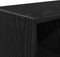 vidaXL - Schoenenrek - stapelbaar - 89,5x30x40 - cm - zwart - eikenkleurig