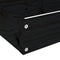 vidaXL - Plantenbak - 4-laags - 106x104,5x36 - cm - grenenhout - zwart