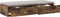 vidaXL - Ligbedlade - in - Gerookt - Eiken - - - 90 - x - 36,5 - x - 16,5 - cm - - - Van - Engineered - Wood