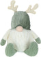 J-Line figuur Kabouter Gewei - textiel - groen/beige - large