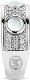 TI SENTO Ring 12131MW - Zilveren dames ring - Gerhodineerd - Maat 54