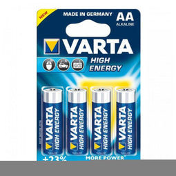 Alkalinebatterij Varta AA LR06 4UD 1,5 V 2930 mAh High Energy 1,5 V 4 Onderdelen (20 Stuks)