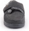 Warmbat Melton Suede - Heren Pantoffels - Suède met Wol - Dark grey - Maat 45