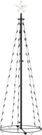 vidaXL - Kegelkerstboom - 84 - warmwitte - LED's - 50x150 - cm