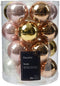 Kerstbal glas d6 cm multi 20st
