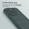 iMoshion Hoesje Geschikt voor iPhone 14 Pro Hoesje Siliconen - iMoshion EasyGrip Backcover - Donkergroen