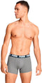 PUMA BASIC BOXER - Boxershorts Katoen Stretch - Donker Blauw / Grijs (2 stuks)