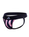 Cut4Men - Stripe Jockstrap - XL - Zwart/Roze
