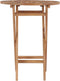 vidaXL - Tuintafel - inklapbaar - 60 - cm - massief - teakhout