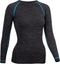 Avento Thermoshirt Superior - Thermoshirt - Comfortabel - Zwart/Donkerblauw - Maat S