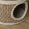 PawHut D30-326 - Kattenkrabpaal - 3 niveaus sisal en zeewier - Kaki en bruin