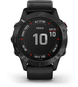 Garmin fenix 6 Pro - GPS Smartwatch - Hartslagmeting - Grijs (Zwart)